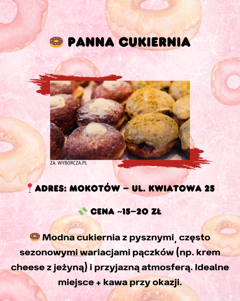 Tłusty Czwartek 2026 - gdzie iść na pączki w Warszawie? 2